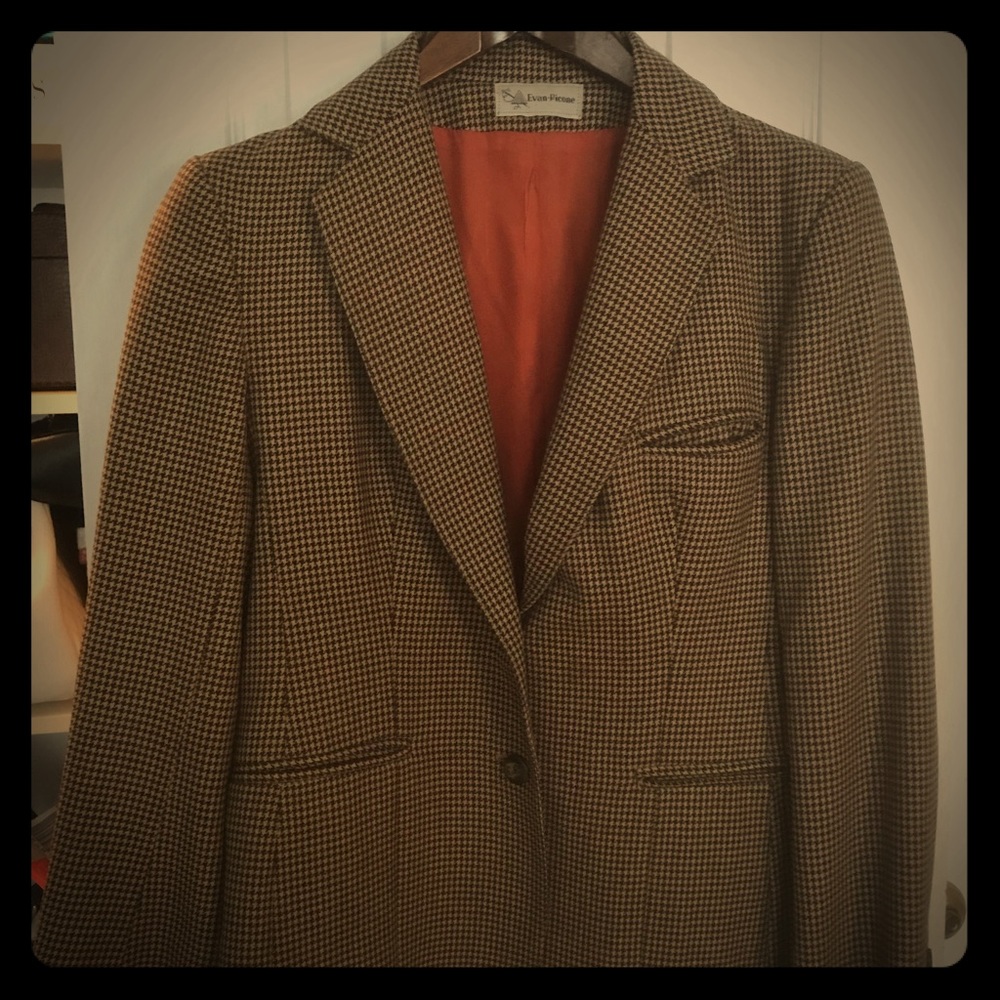 Evan Picone Houndstooth Blazer